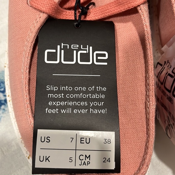 Hey Dude Wendy Guava, one pair size 10, three pairs size 7.  Brand new with tags - Picture 2 of 3